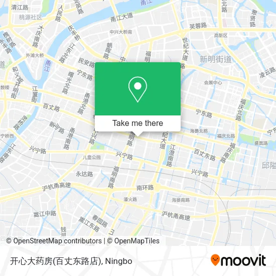 开心大药房(百丈东路店) map