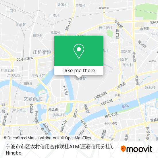 宁波市市区农村信用合作联社ATM(压赛信用分社) map