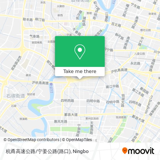 杭甬高速公路/宁姜公路(路口) map