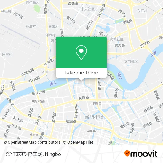 滨江花苑-停车场 map
