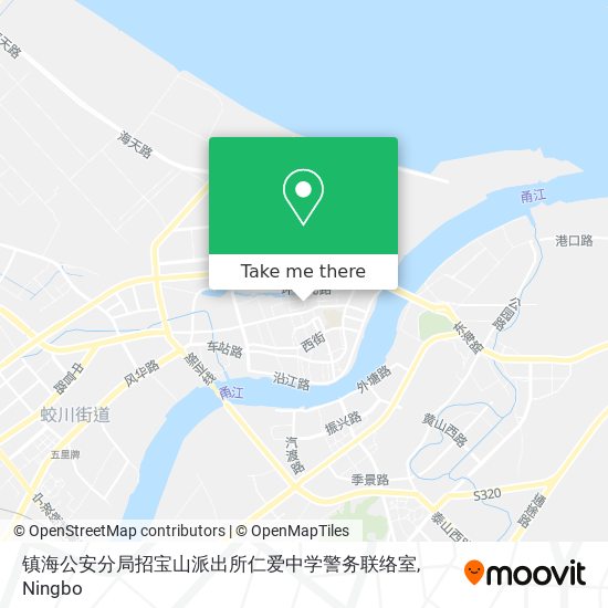 镇海公安分局招宝山派出所仁爱中学警务联络室 map