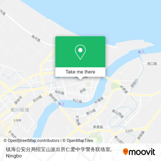 镇海公安分局招宝山派出所仁爱中学警务联络室 map
