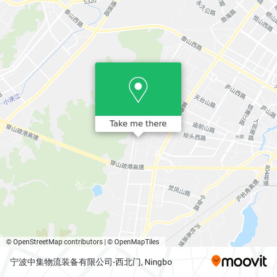 宁波中集物流装备有限公司-西北门 map