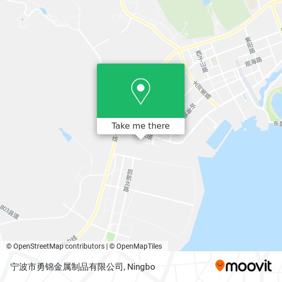 宁波市勇锦金属制品有限公司 map