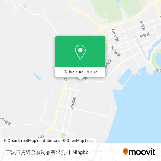 宁波市勇锦金属制品有限公司 map