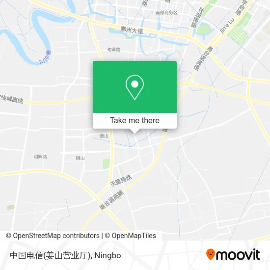中国电信(姜山营业厅) map