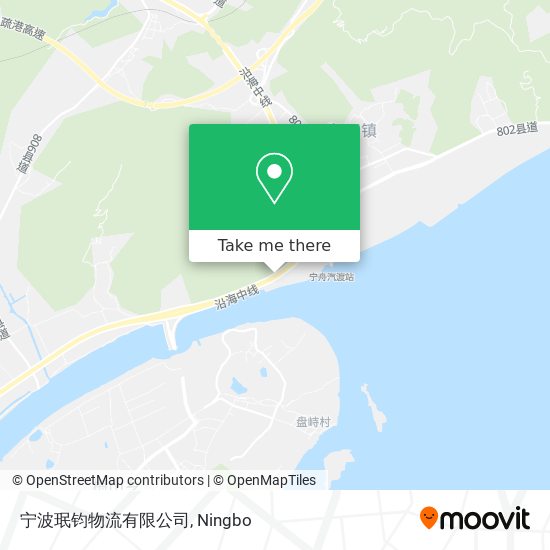 宁波珉钧物流有限公司 map