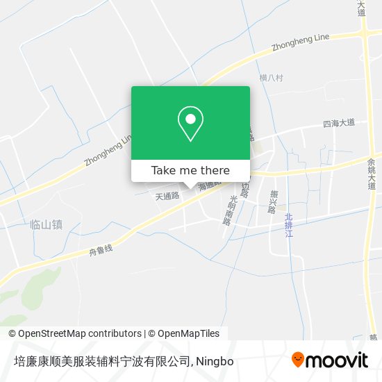 培廉康顺美服装辅料宁波有限公司 map