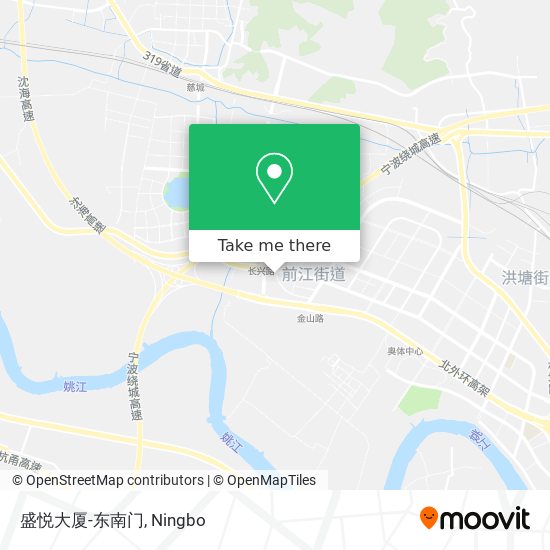 盛悦大厦-东南门 map