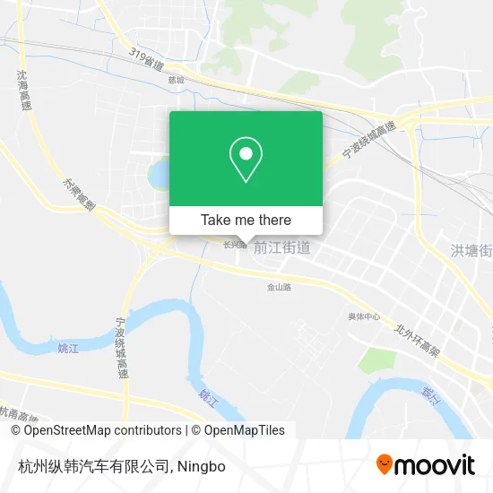 杭州纵韩汽车有限公司 map