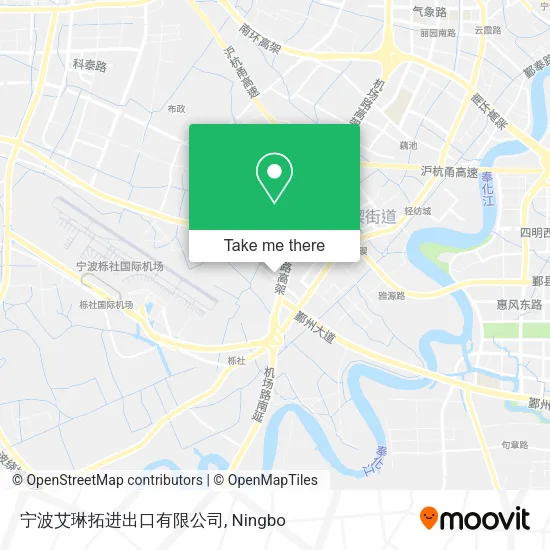 宁波艾琳拓进出口有限公司 map