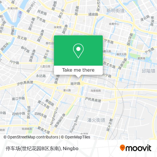 停车场(世纪花园B区东南) map