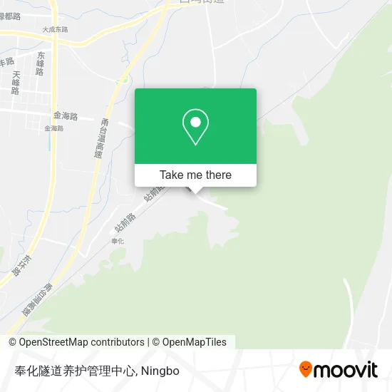 奉化隧道养护管理中心 map