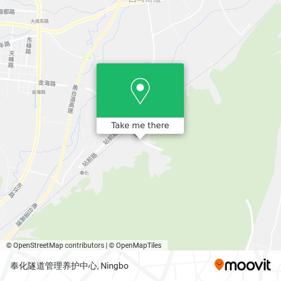 奉化隧道管理养护中心 map