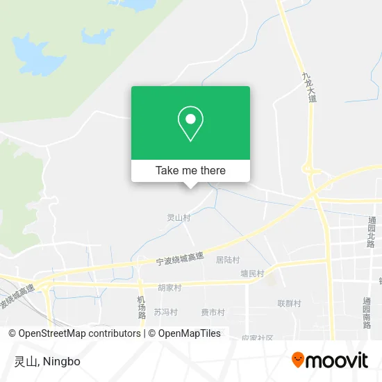 灵山 map