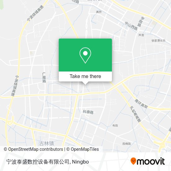 宁波泰盛数控设备有限公司 map