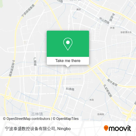 宁波泰盛数控设备有限公司 map