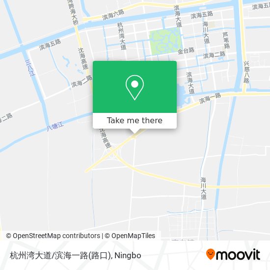杭州湾大道/滨海一路(路口) map