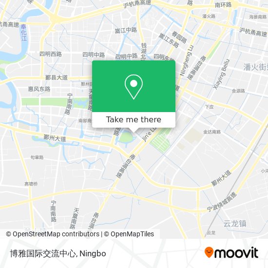 博雅国际交流中心 map