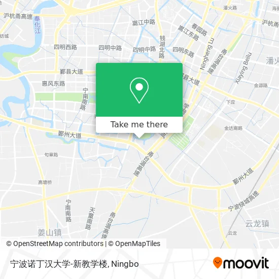 宁波诺丁汉大学-新教学楼 map