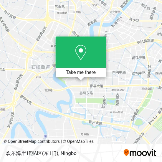 欢乐海岸1期A区(东1门) map