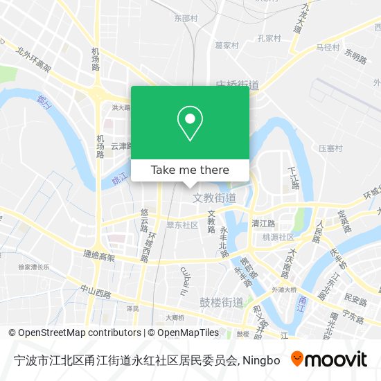 宁波市江北区甬江街道永红社区居民委员会 map