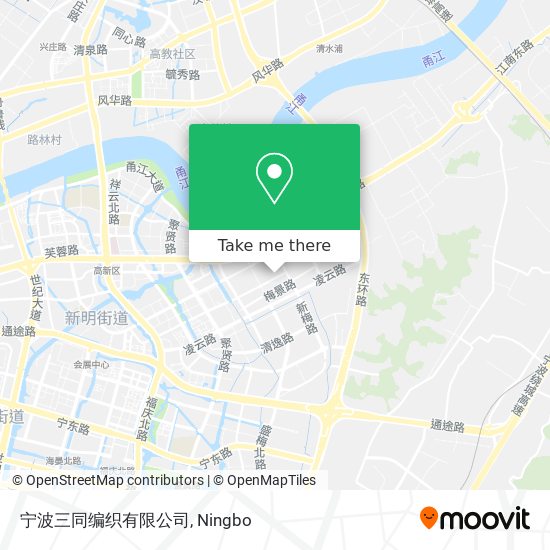 宁波三同编织有限公司 map