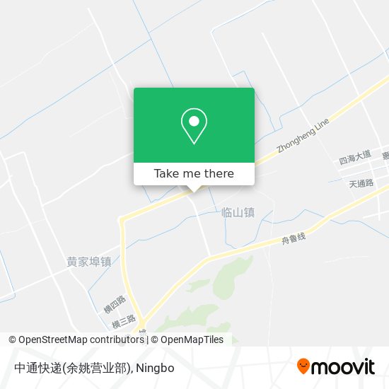 中通快递(余姚营业部) map