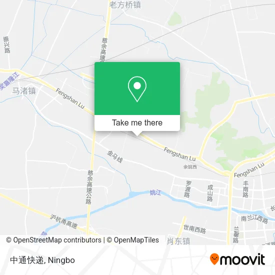 中通快递 map