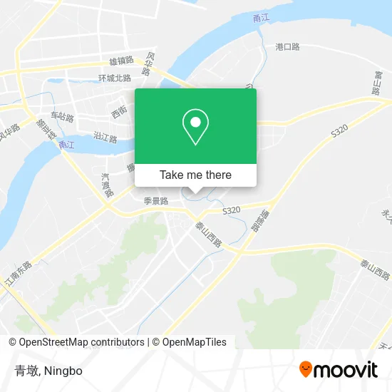 青墩 map