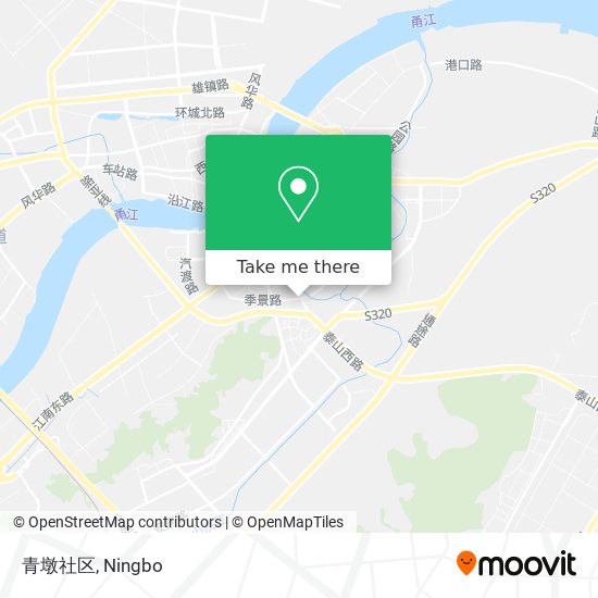 青墩社区 map