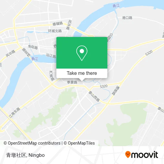 青墩社区 map
