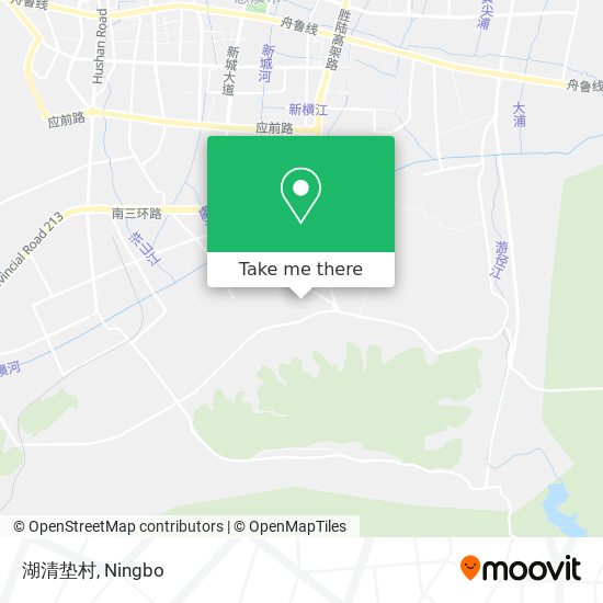 湖清垫村 map