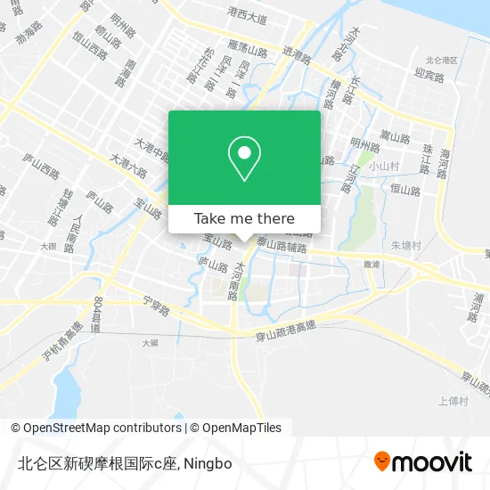 北仑区新碶摩根国际c座 map