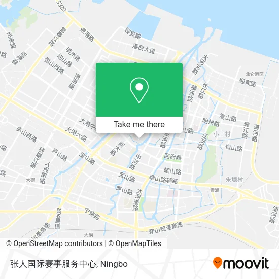张人国际赛事服务中心 map