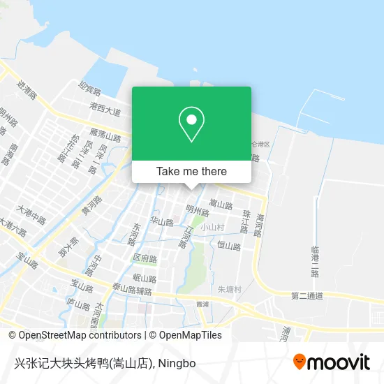 兴张记大块头烤鸭(嵩山店) map