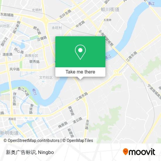 新奥广告标识 map