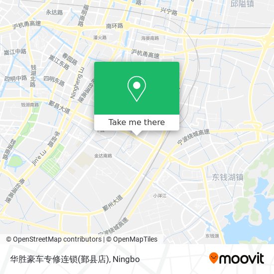 华胜豪车专修连锁(鄞县店) map