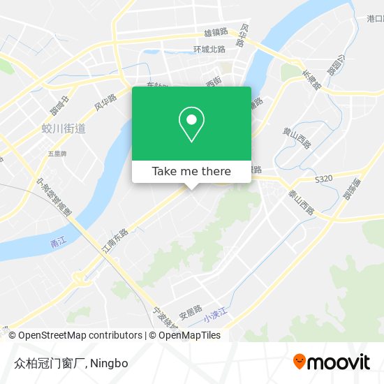 众柏冠门窗厂 map
