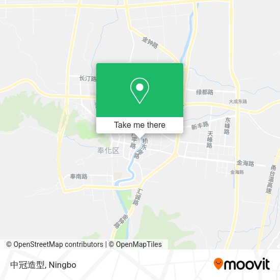 中冠造型 map