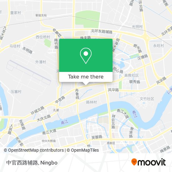 中官西路辅路 map