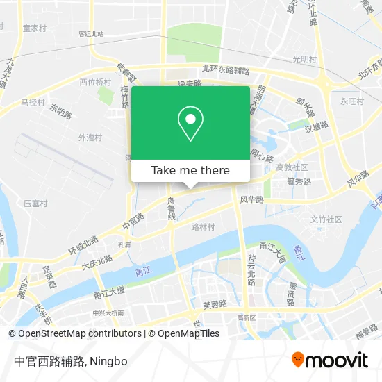 中官西路辅路 map