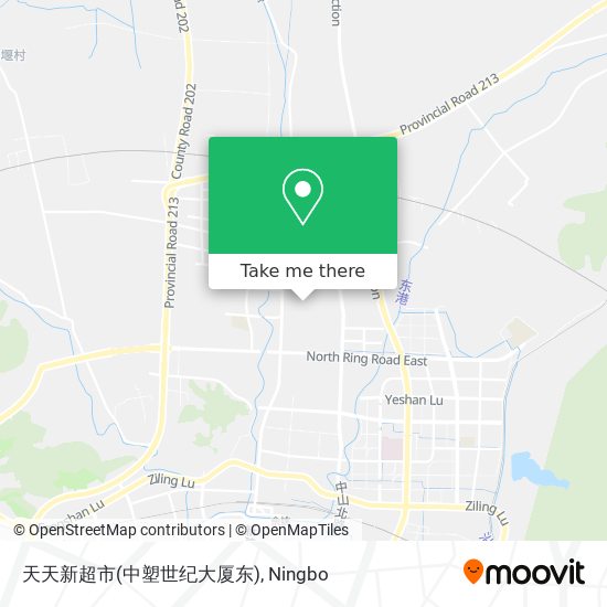 天天新超市(中塑世纪大厦东) map