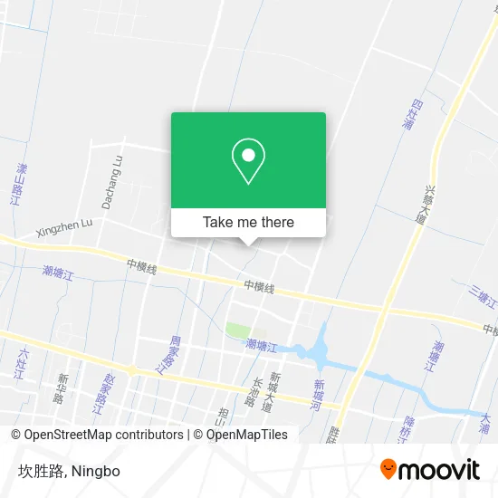 坎胜路 map