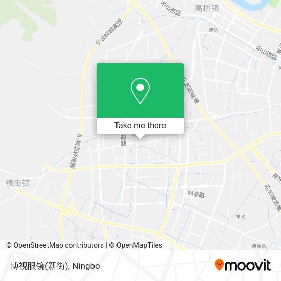 博视眼镜(新街) map