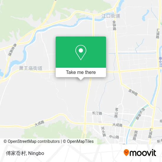 傅家岙村 map