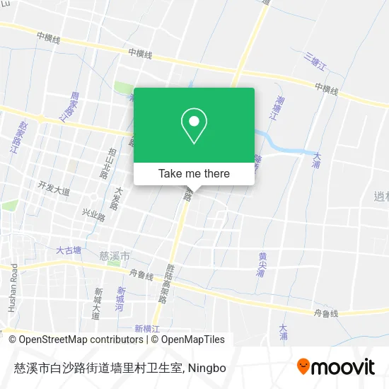 慈溪市白沙路街道墙里村卫生室 map
