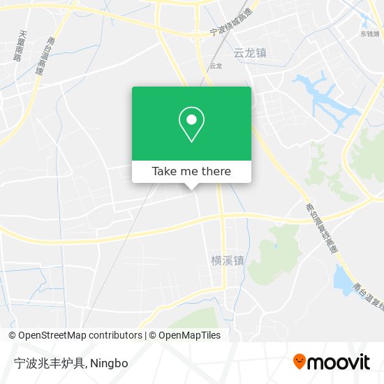 宁波兆丰炉具 map