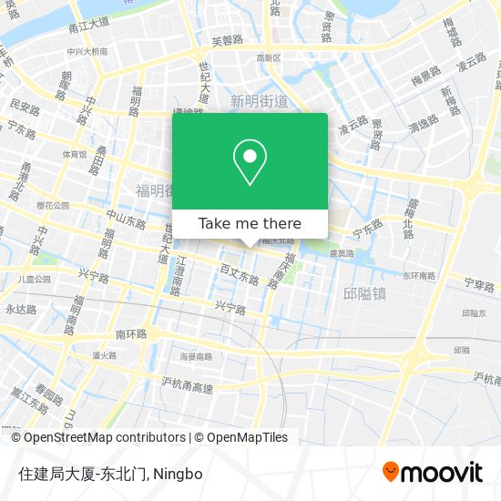 住建局大厦-东北门 map