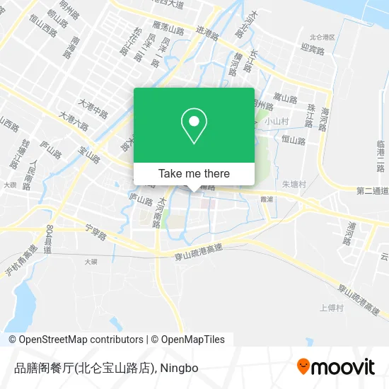 品膳阁餐厅(北仑宝山路店) map